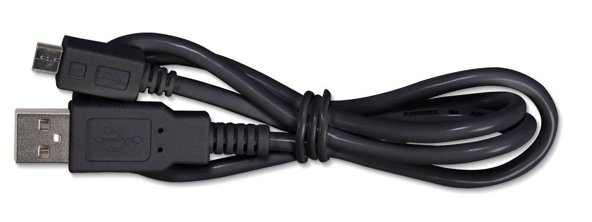 RCA AH732BR MicroUSB-to-USB Power-Sync Cable - Black, 0.9m
