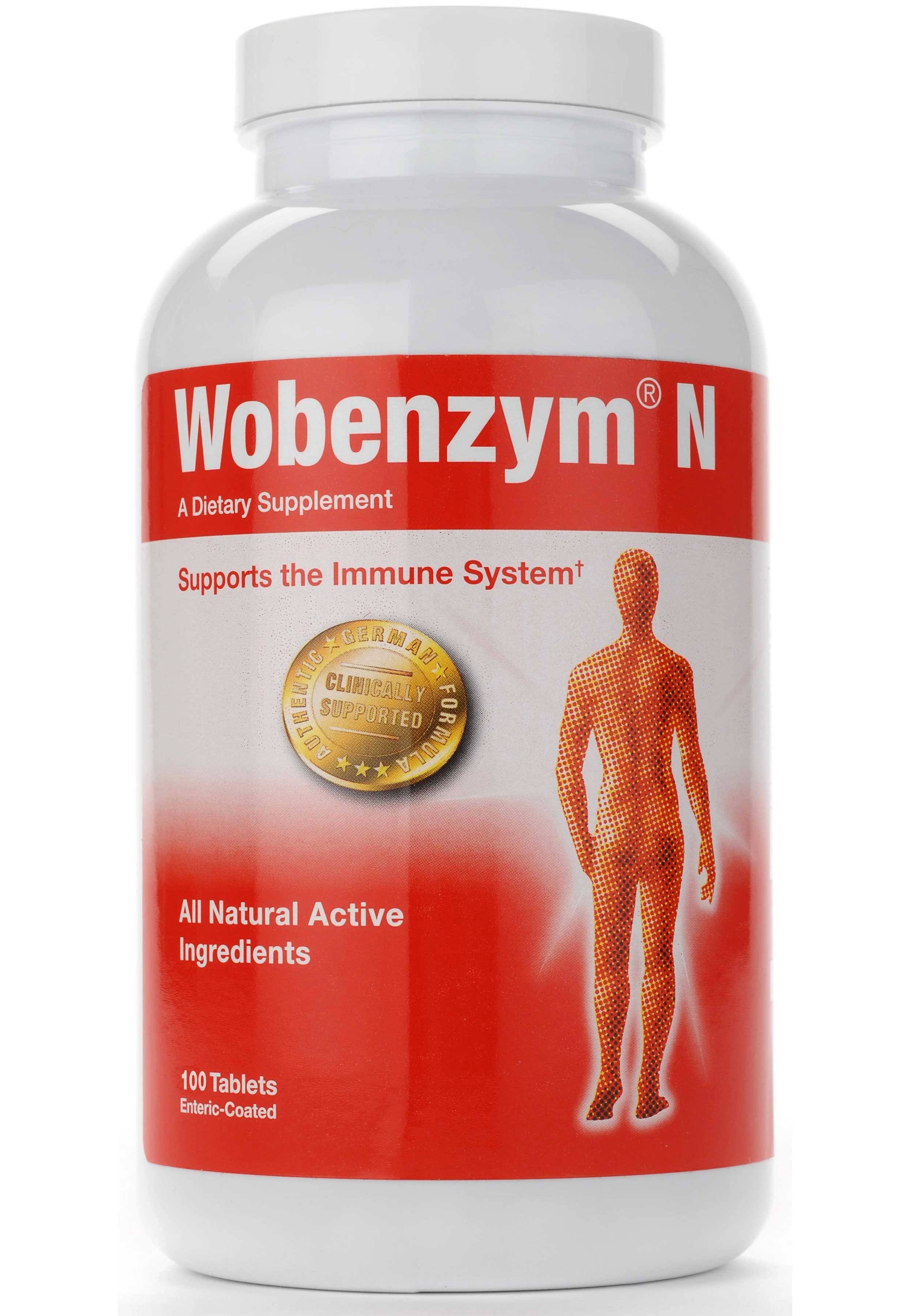 Wobenzym N Systemic Enzyme Enteric-Coated - 200 tablets