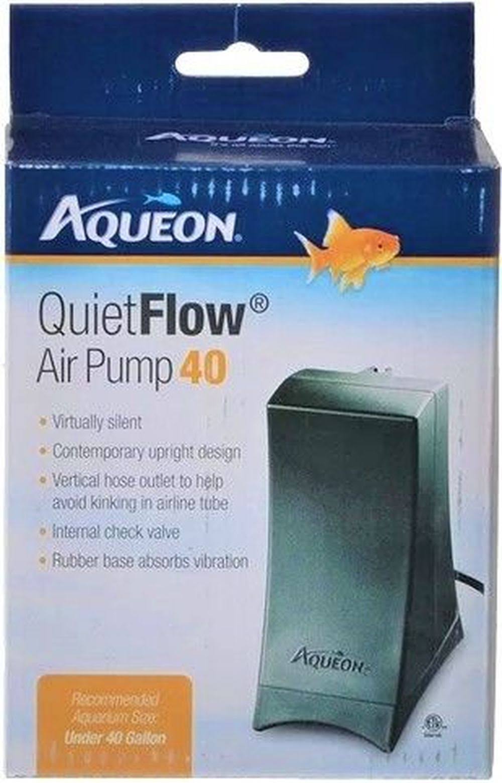 Aqueon Quiet Flow 40 Air Pump - for Tanks up to 40 Gallons