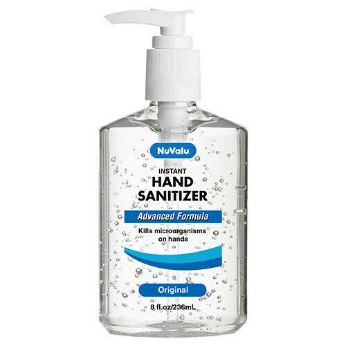 NuValu Hand Sanitizer - Original - 8 Oz (12 Pack)