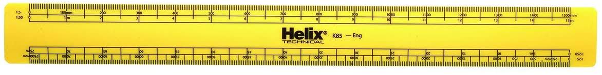 Helix Engineers 30cm Scale Ruler