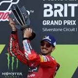 Silverstone MotoGP: Bagnaia holds off Vinales in late duel to win
