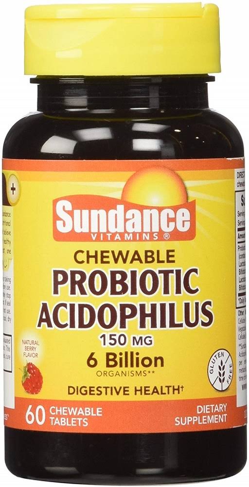 Sundance Probiotic Acidophilus - 60 Chewable Tablets