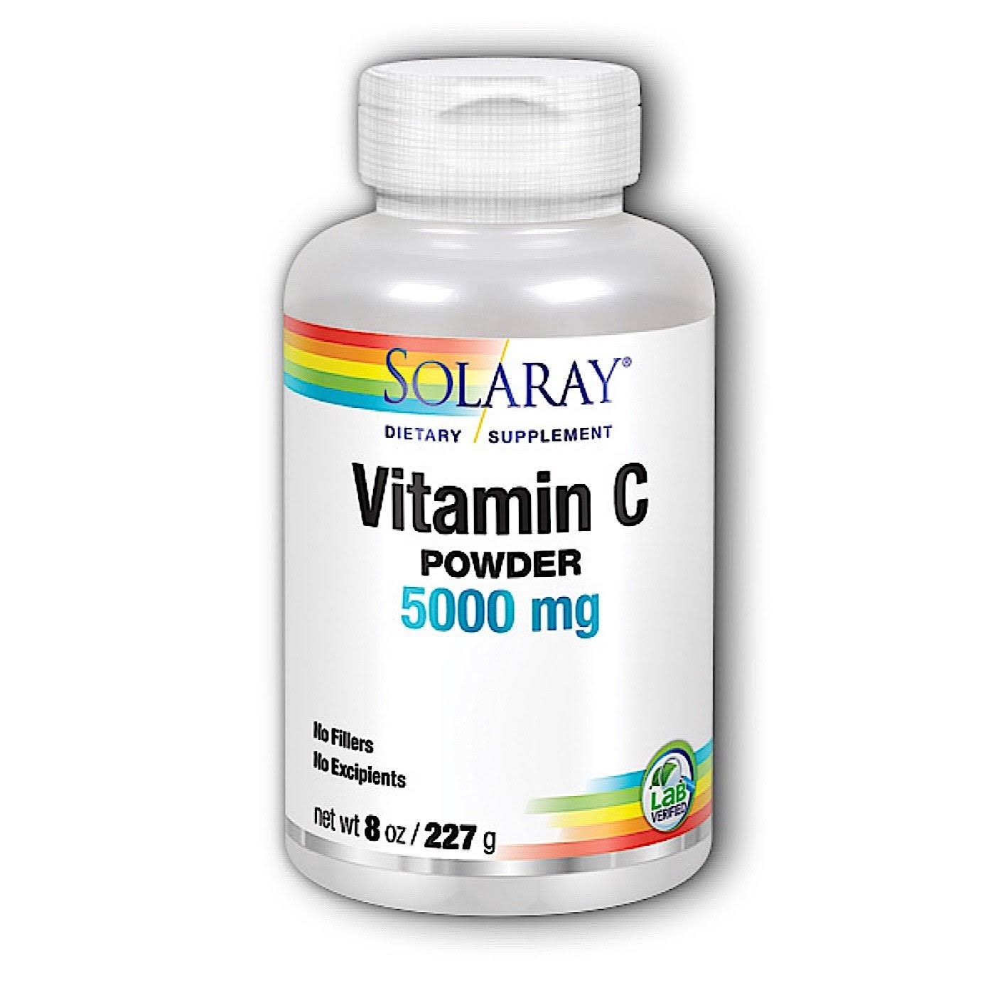 Solaray Vitamin C Powder - 5000mg, 227g