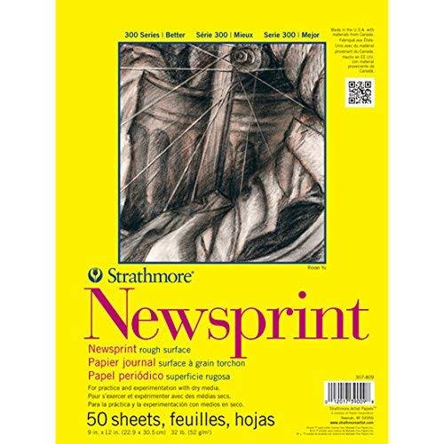 Strathmore Newsprint - 50 Sheets