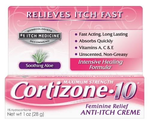 Cortizone 10 Maximum Strength Feminine Itch - 1 Oz