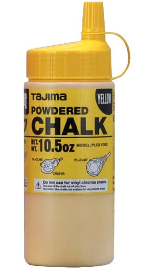 Tajima Micro Powder Ultra Fine Line Chalk - Yellow, 300g