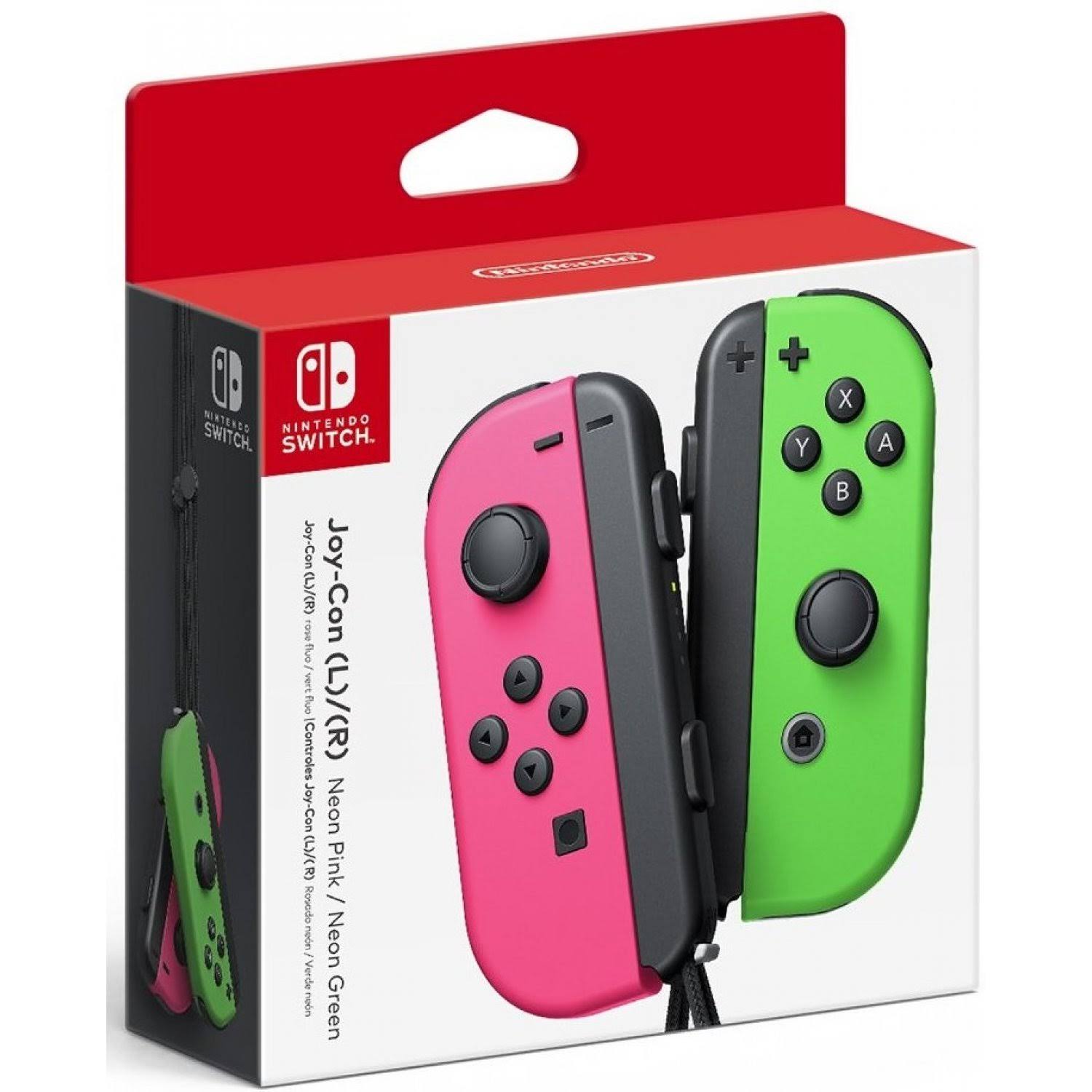 Nintendo Switch Joy-Con - Pair, Neon Pink and Neon Green