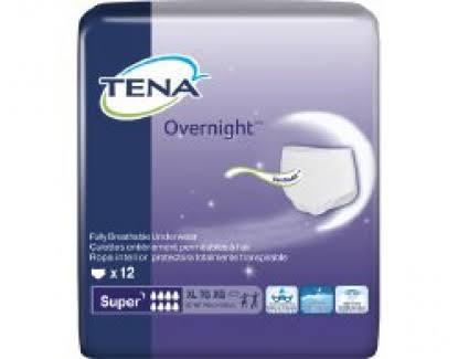 Underwear, Tena Prot Ovrnight W-shape Hi-Absrb XLG (Units per Bag: 12) | Medical Supplies & Equipment | 30 Day Money Back Guarantee