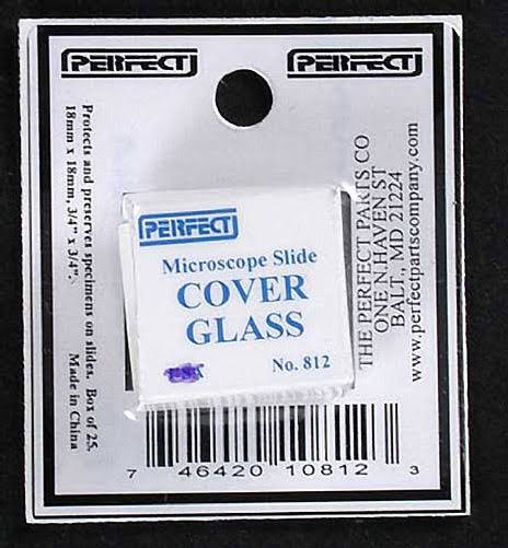 Perfect Slide Cover Glass (25) P812