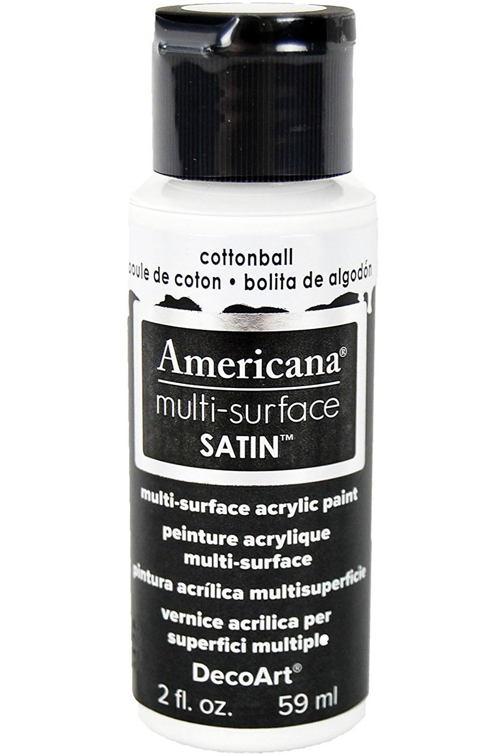 Deco Art Americana Multi-Surface Satin - Cotton Ball, 59ml