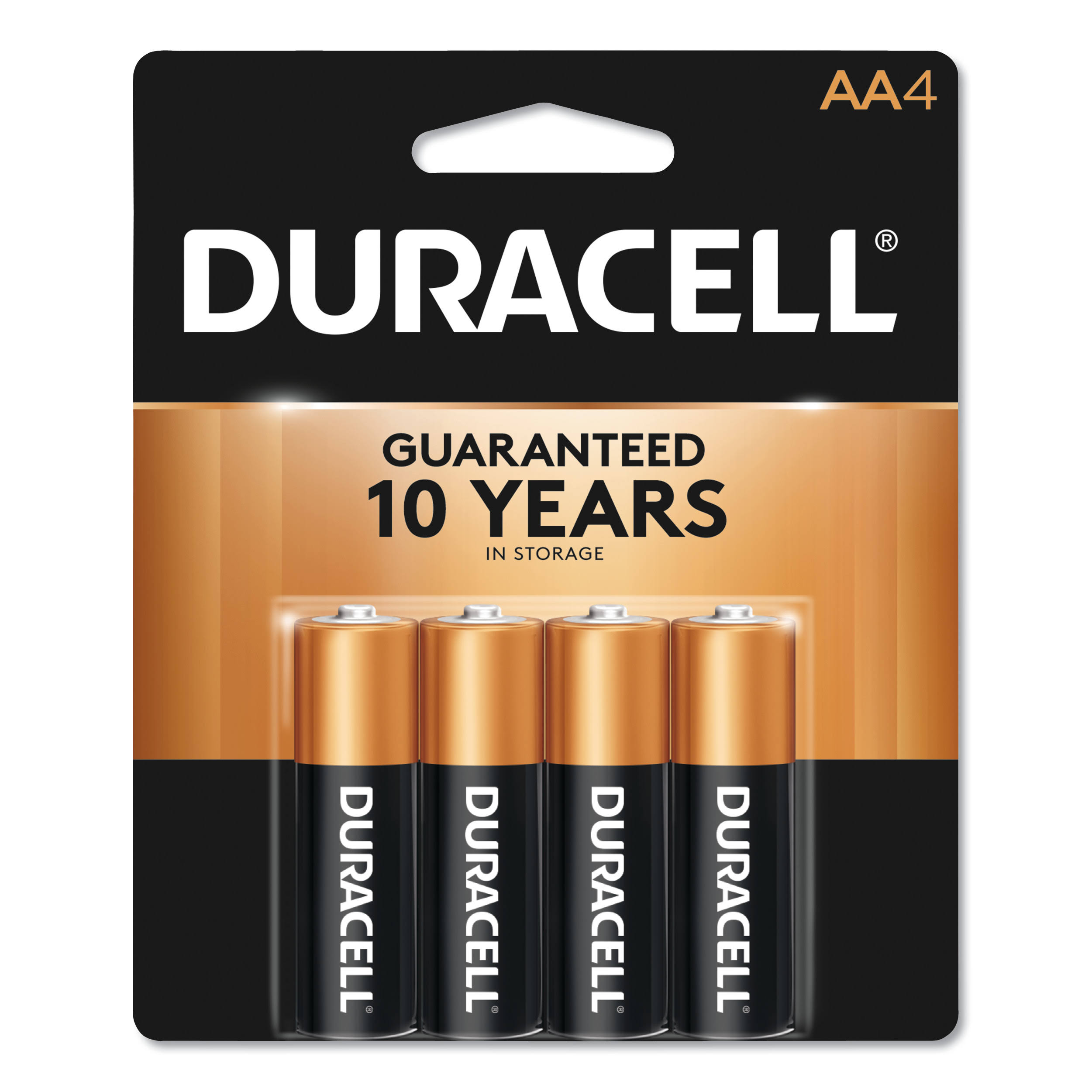 Duracell Alkaline AA Battery - 4 pack