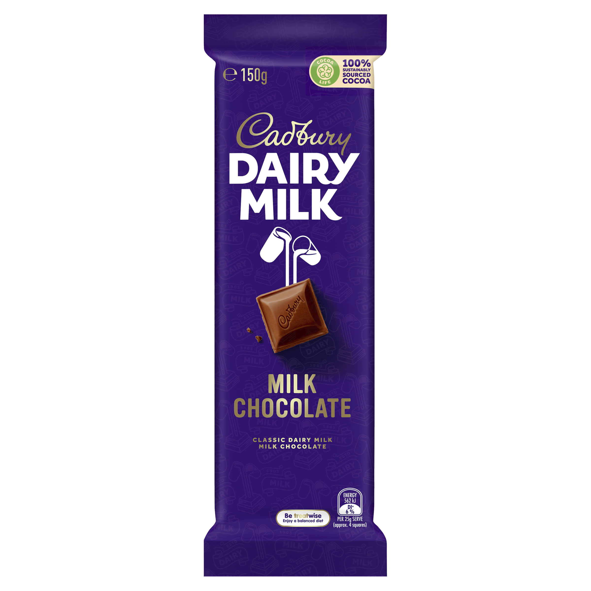 Cadbury Chocolate Dairy Milk 150 Gram