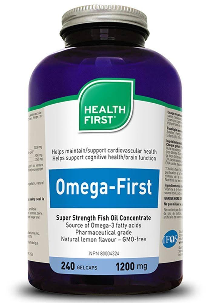 Health First Omega-First Super Strength Fish Oil 240 softgels