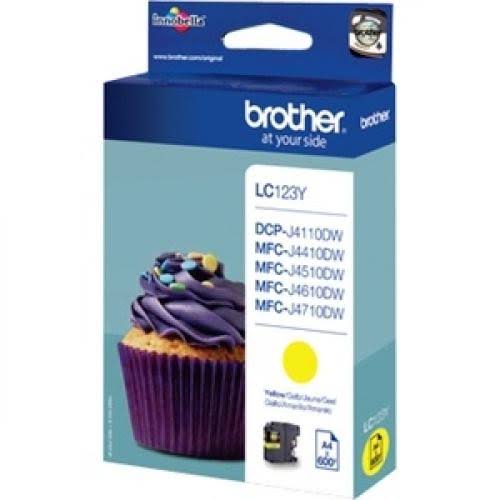 Brother LC123Y Ink Cartridge - Yellow