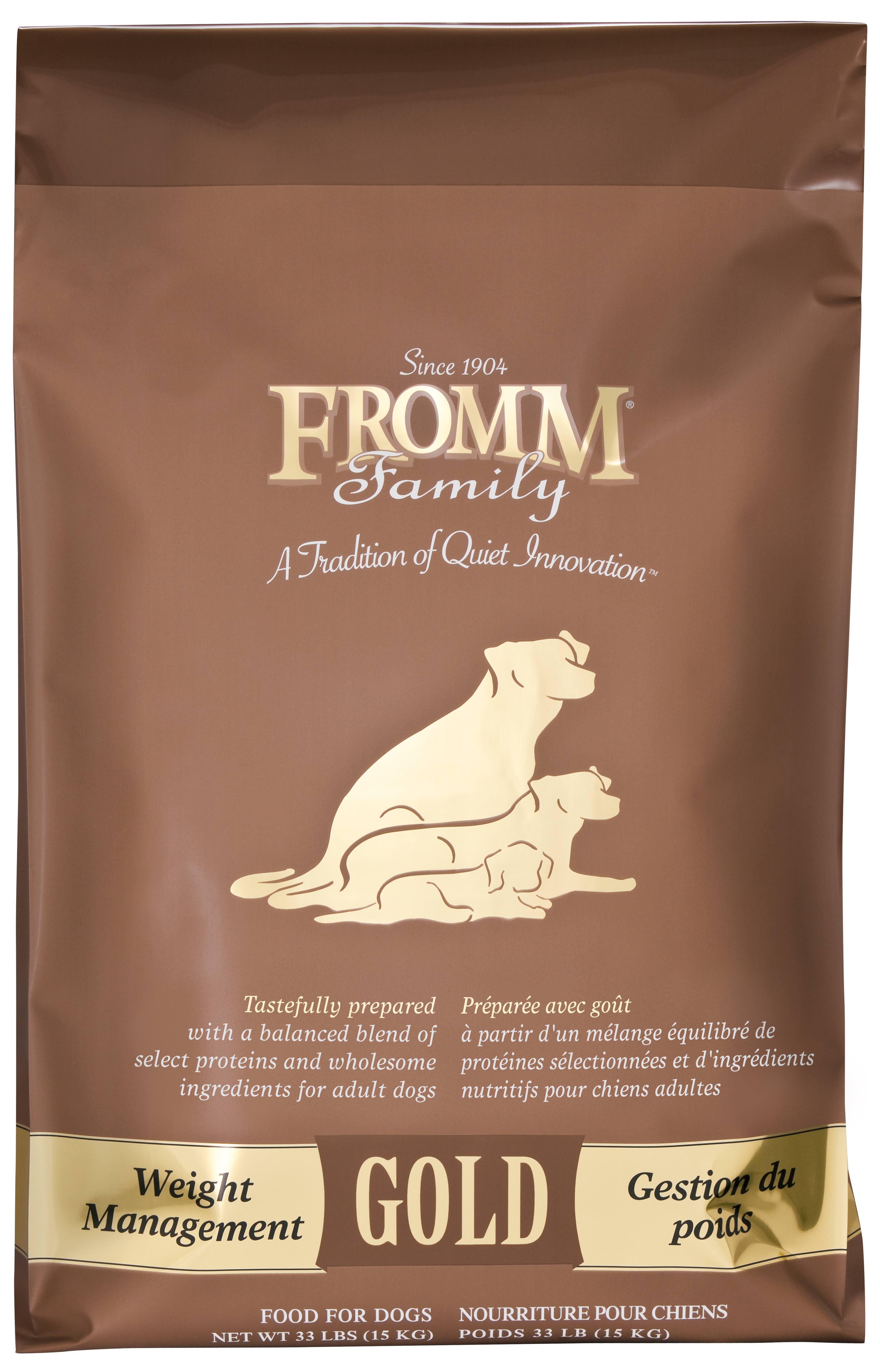 Fromm Weight Management Gold Dog Food - Dry, 33lbs