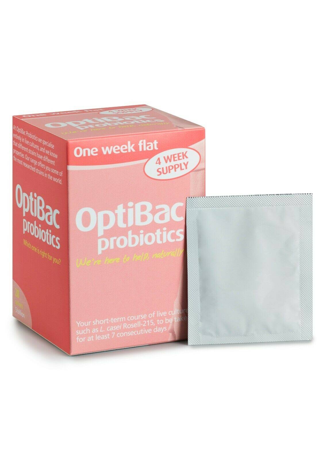 Optibac Probiotics One Week Flat Sachets - 28 Sachets