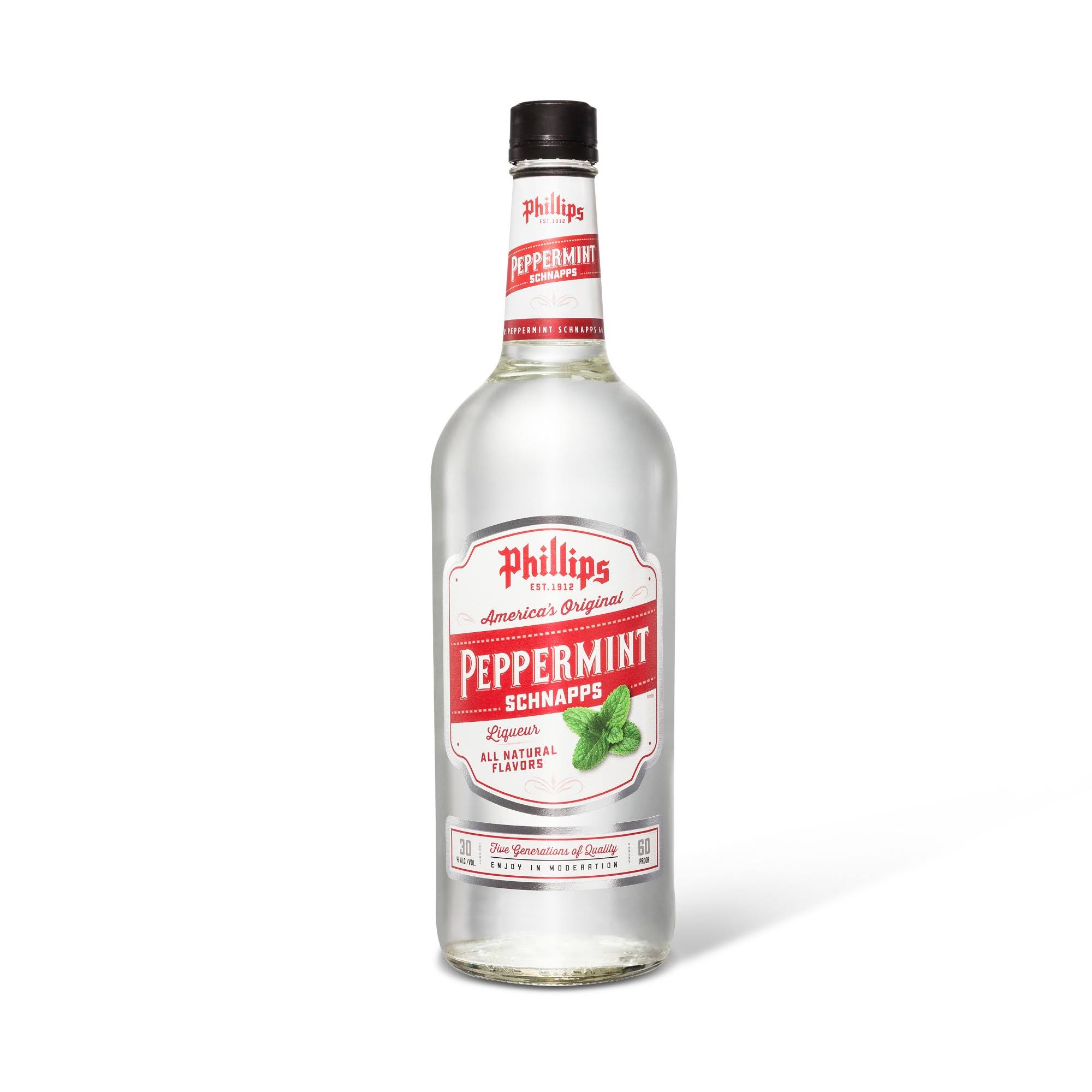 Phillips Peppermint Schnapps Liqueur - 1 L