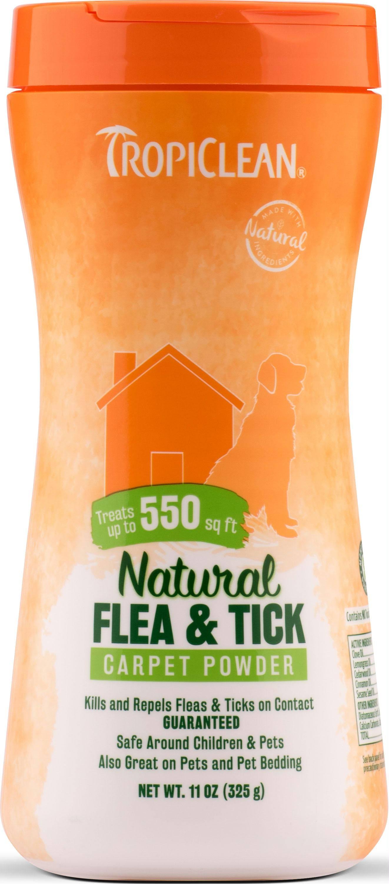Tropiclean Natural Flea & Tick Carpet Powder - 325g