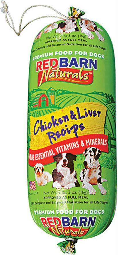 Redbarn Premium Pet Products Roll Food - Chicken and Liver Recipe, 2lbs