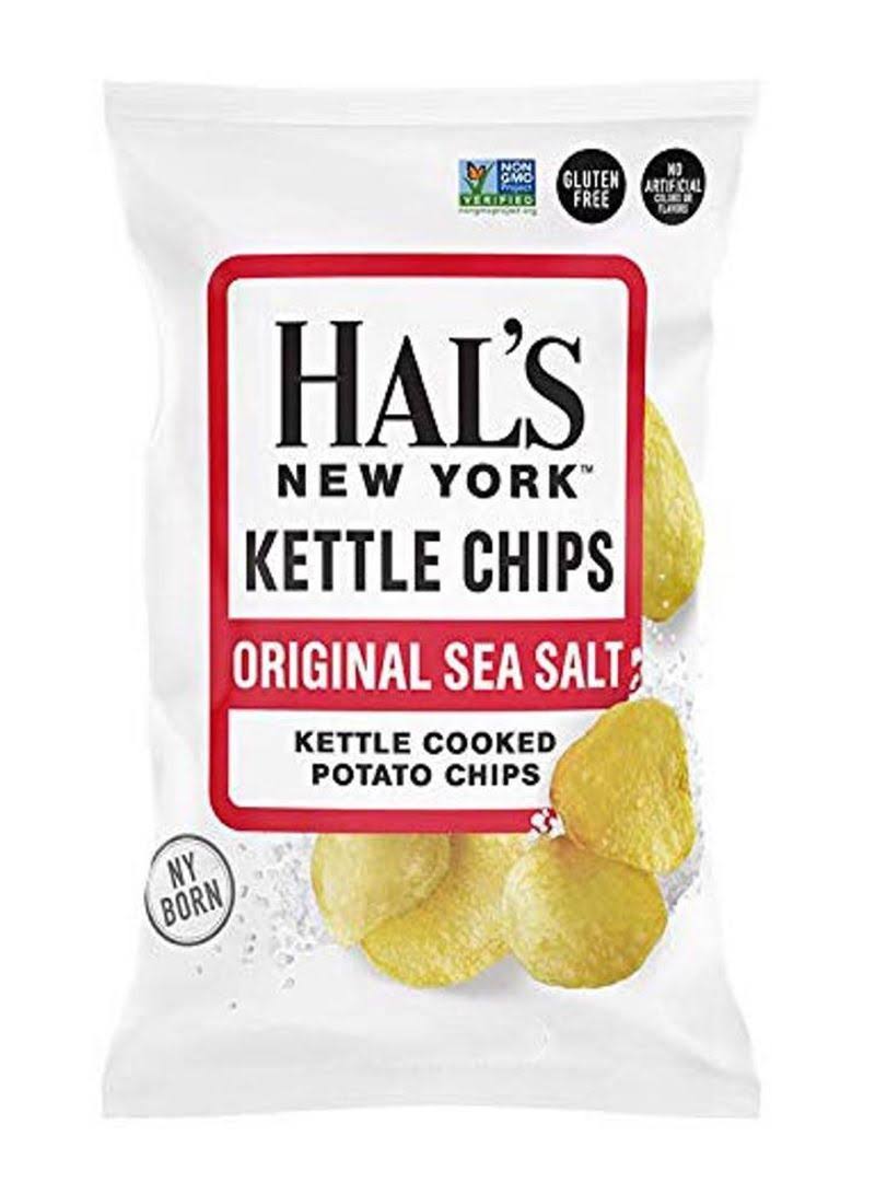 Hal's New York 5 oz. Original Sea Salt Kettle Chips