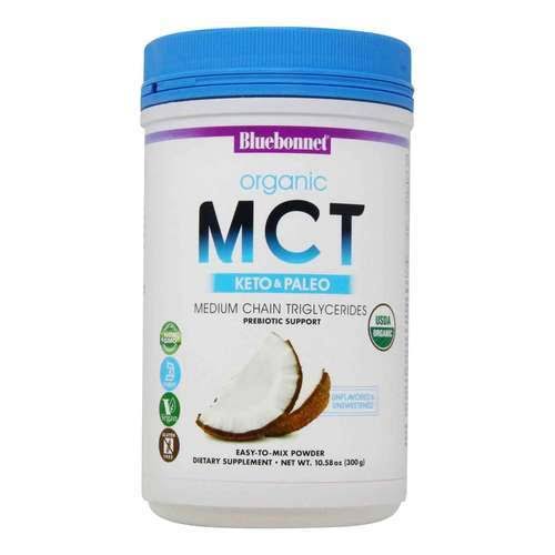 Bluebonnet Nutrition Organic MCT - Unflavored - 10.58 oz (300 g)