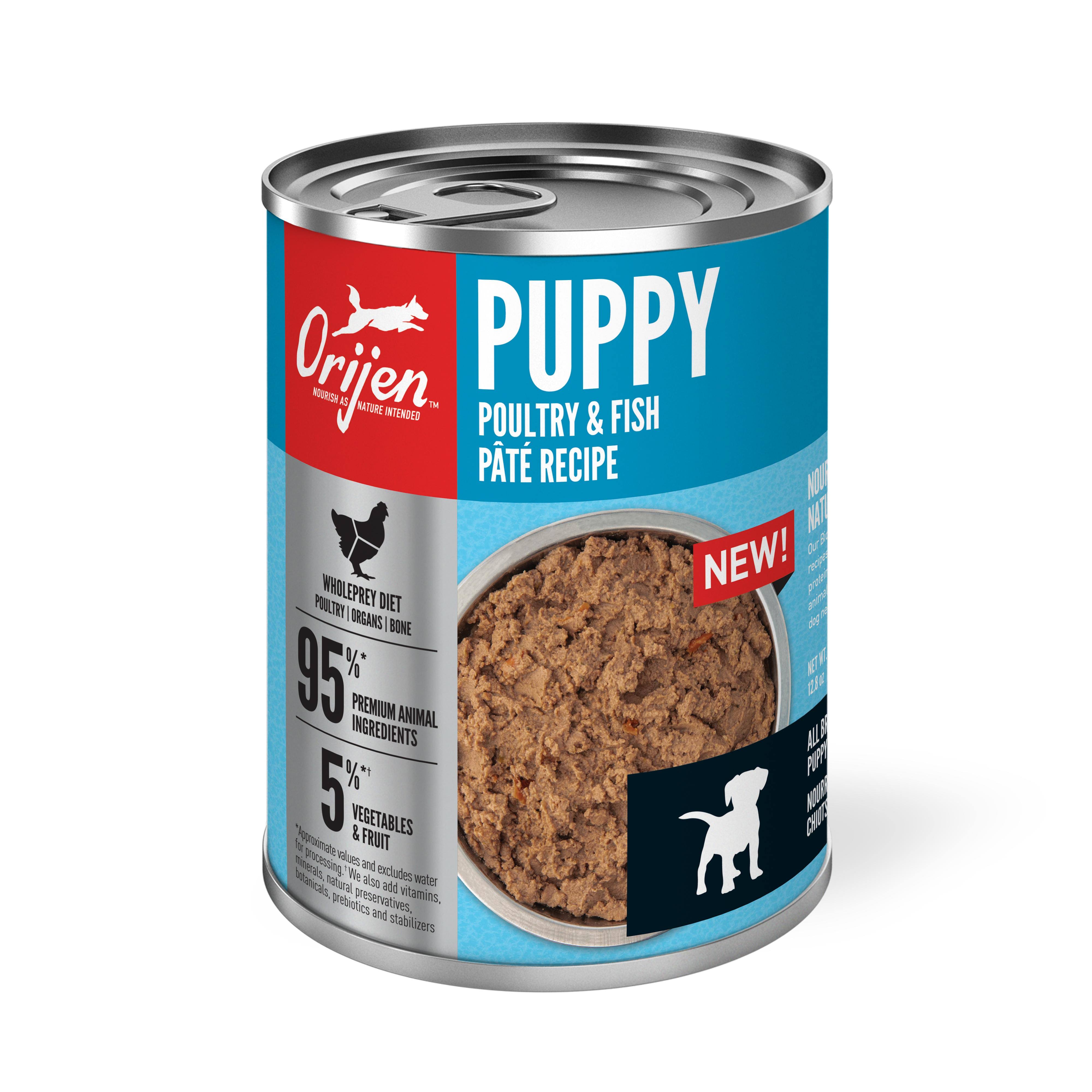 Orijen Puppy Poultry & Fish Pate Dog Food, 12.8-oz