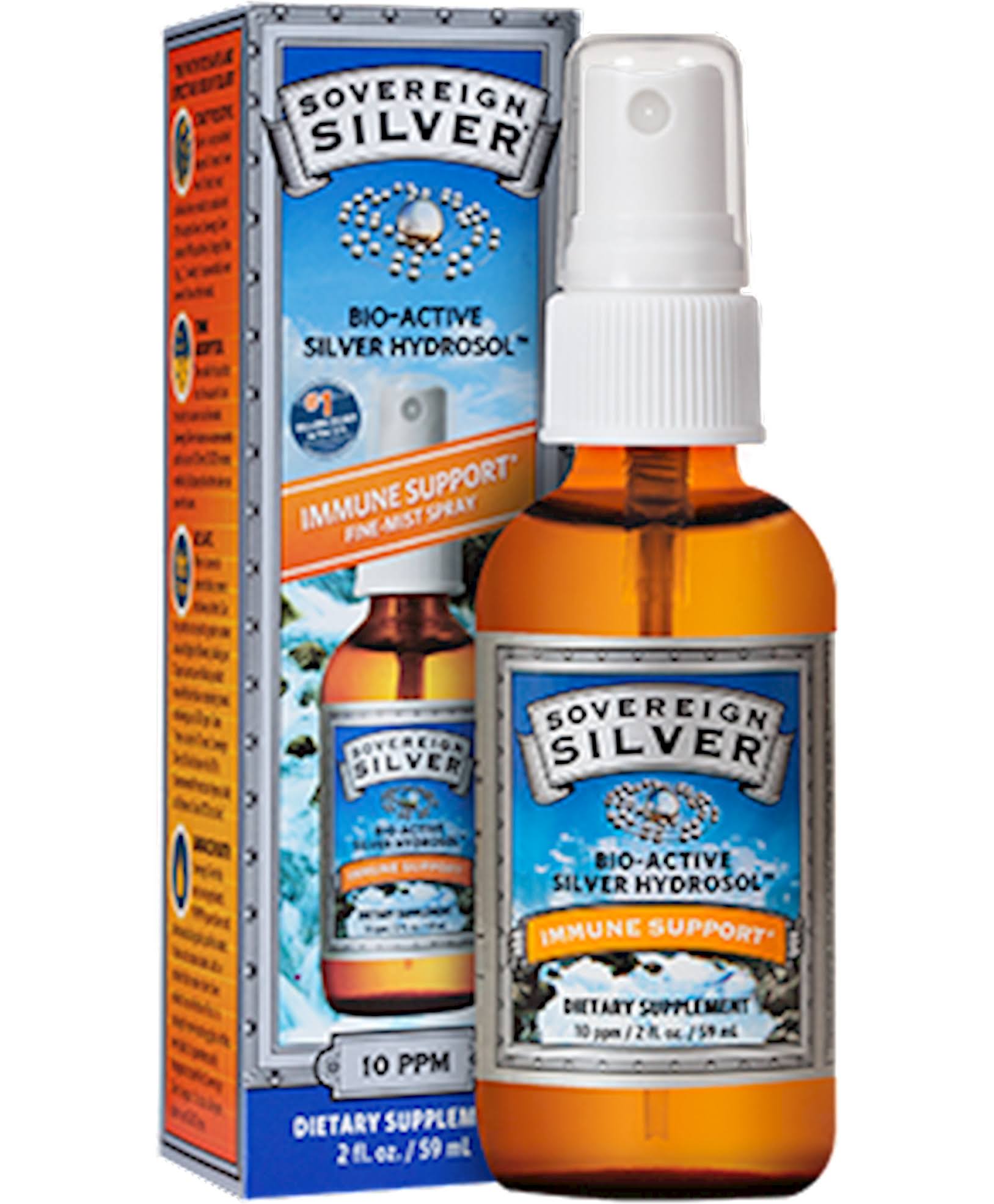 Sovereign Silver Bio-Active Silver Hydrosol for Immune Support - 59ml