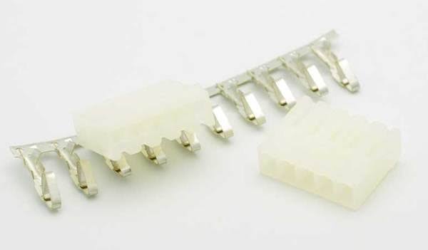 5 Pin 0.156" Polarized Locking Female Socket Connector - 2 Pack