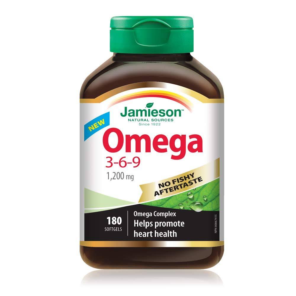 Jamieson Omega 3-6-9 1200mg Softgels - x180