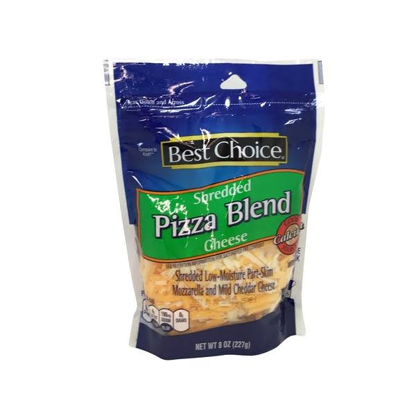 Best Choice Shredded Cheese, Pizza Blend - 8 oz
