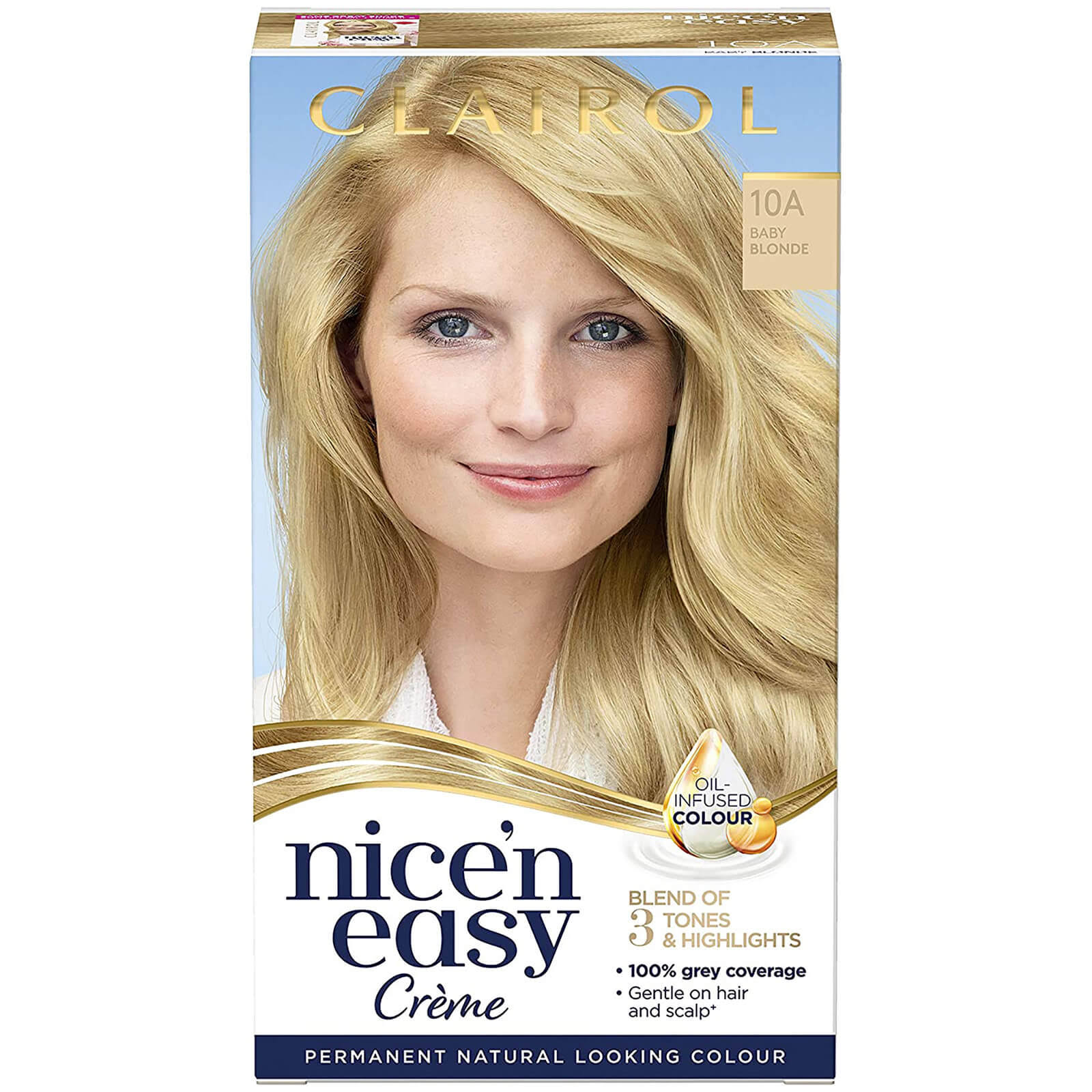 Nice N Easy Permanent Hair Dye - 10A Baby Blonde