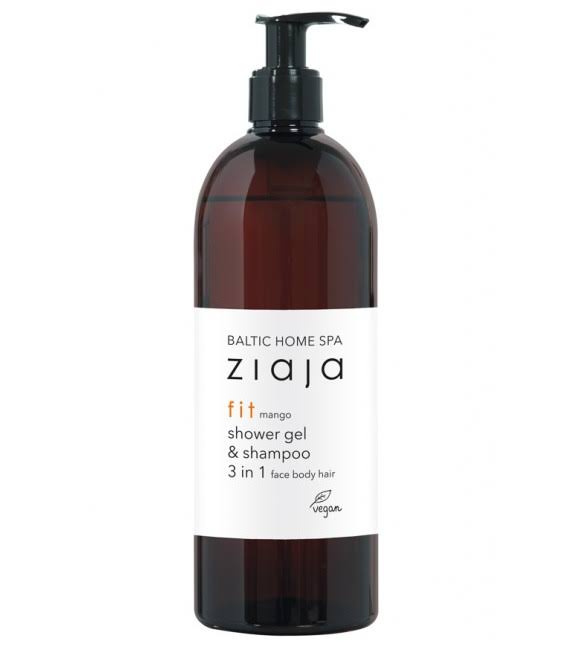 Ziaja Baltic Home Spa Fit Shower Gel & Shampoo for Face, Body and Hair 500 ml