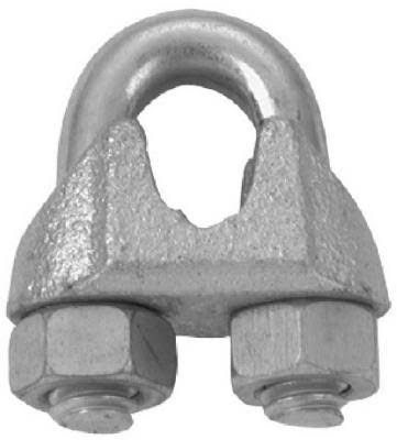 Campbell Galvanised Chain Wire Rope Clip - 1/4"
