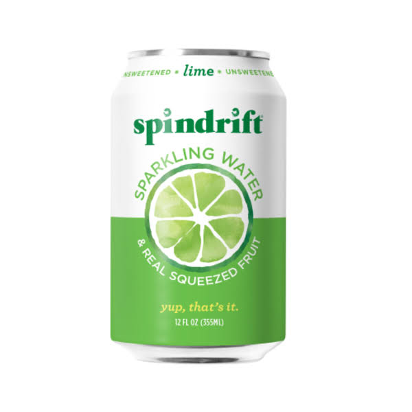 Spindrift Unsweetened Lime Sparkling Water