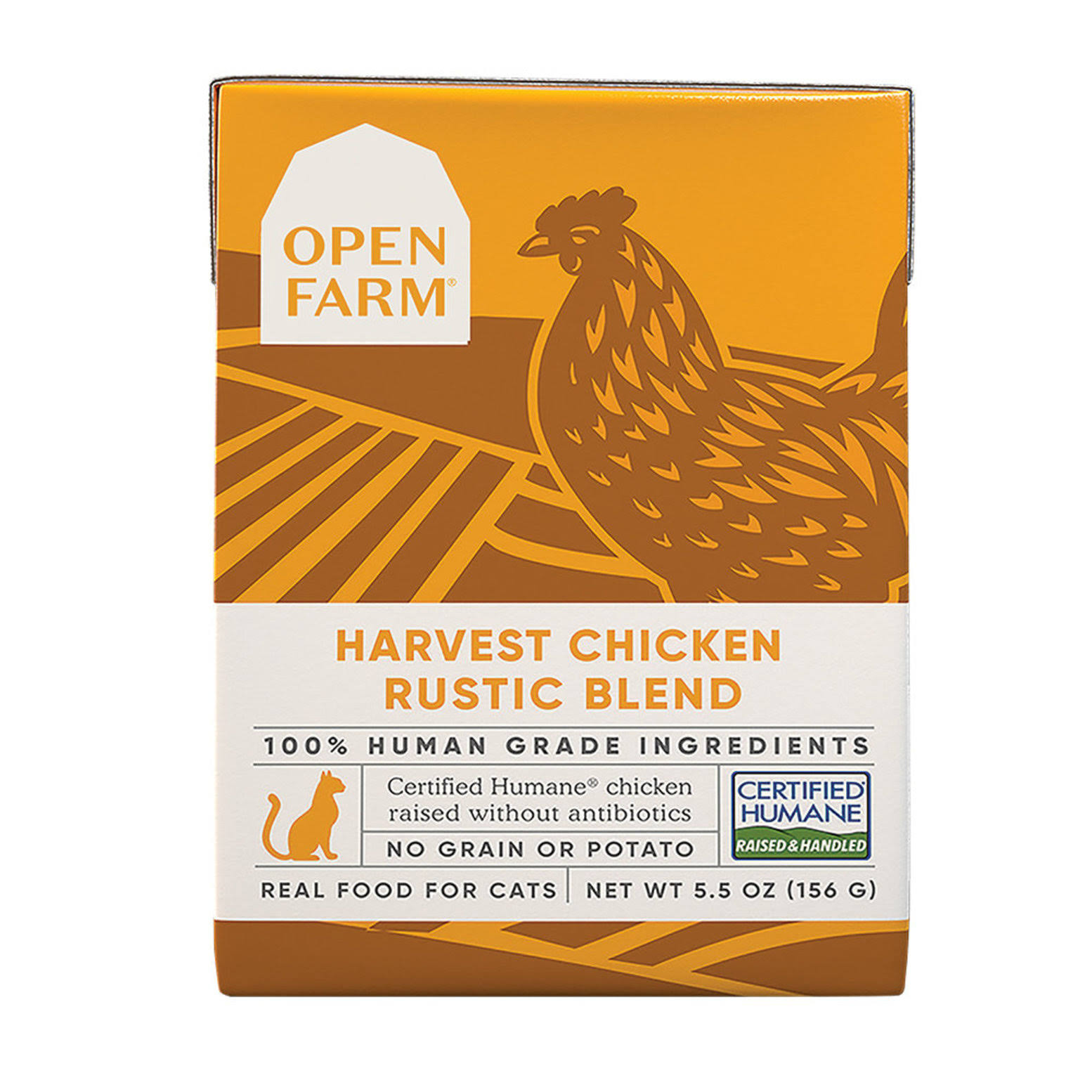 Open Farm Harvest Chicken Rustic Blend Wet Cat Food - 5.5 oz