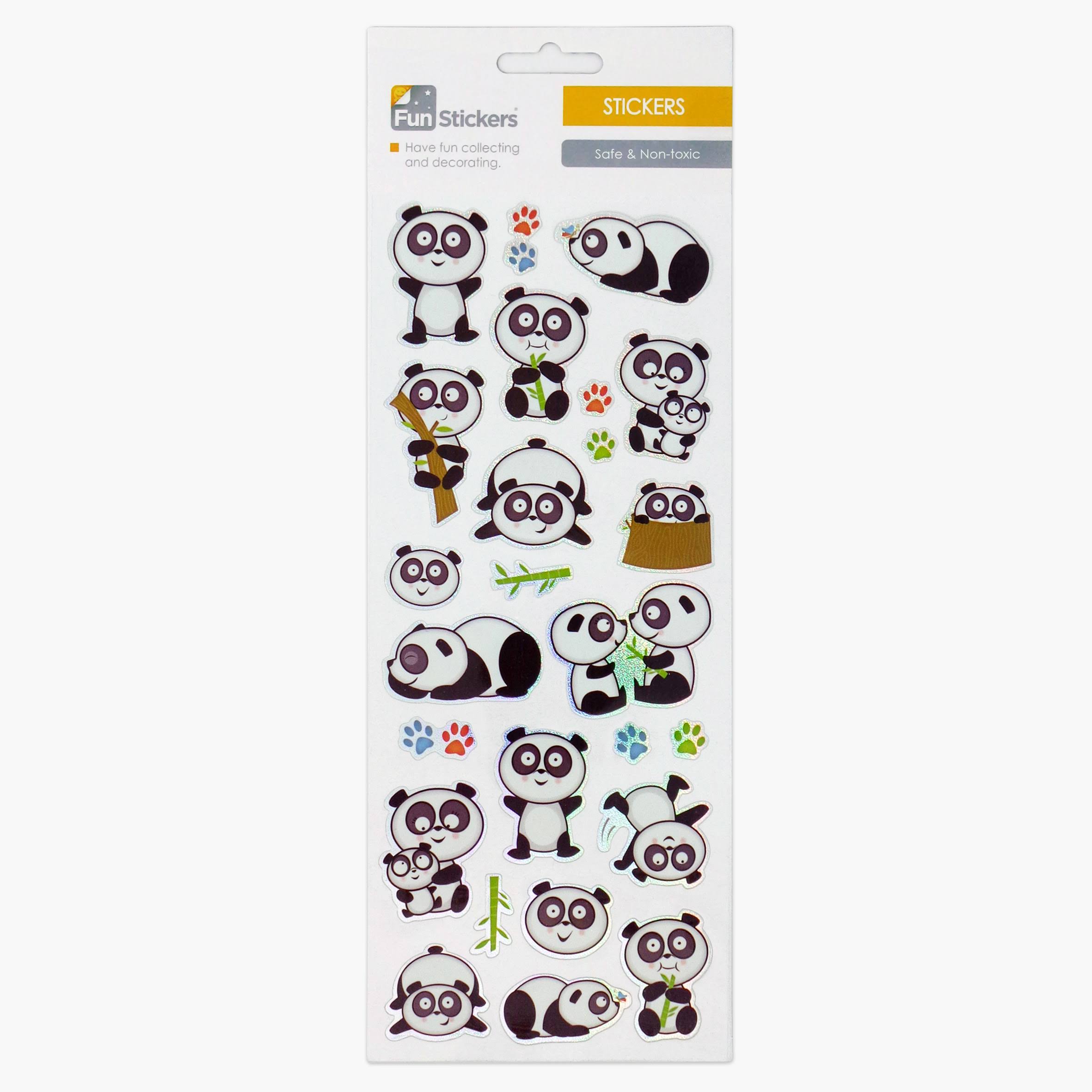 Panda Cute Fun Stickers