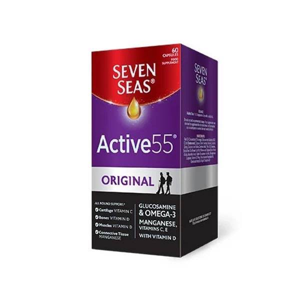 Seven Seas Active 55 Original Capsules - 60 Pack