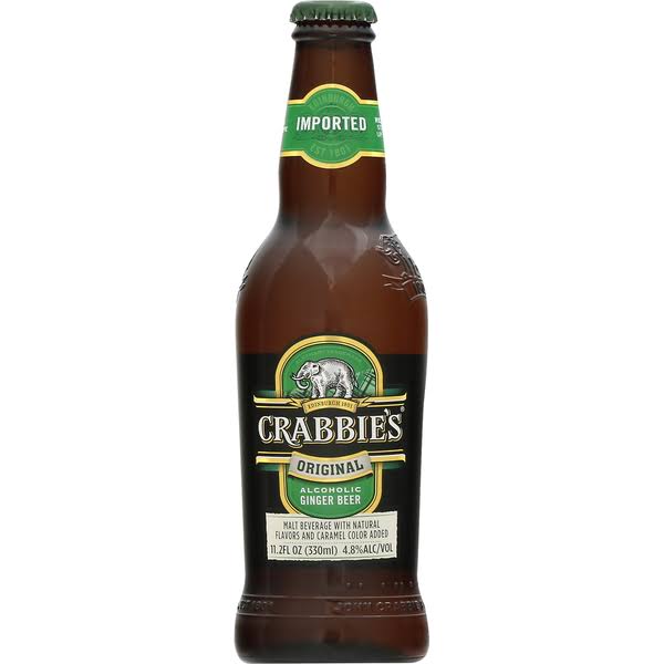 Crabbie's Ginger Beer, Alcoholic, Original - 11.2 fl oz