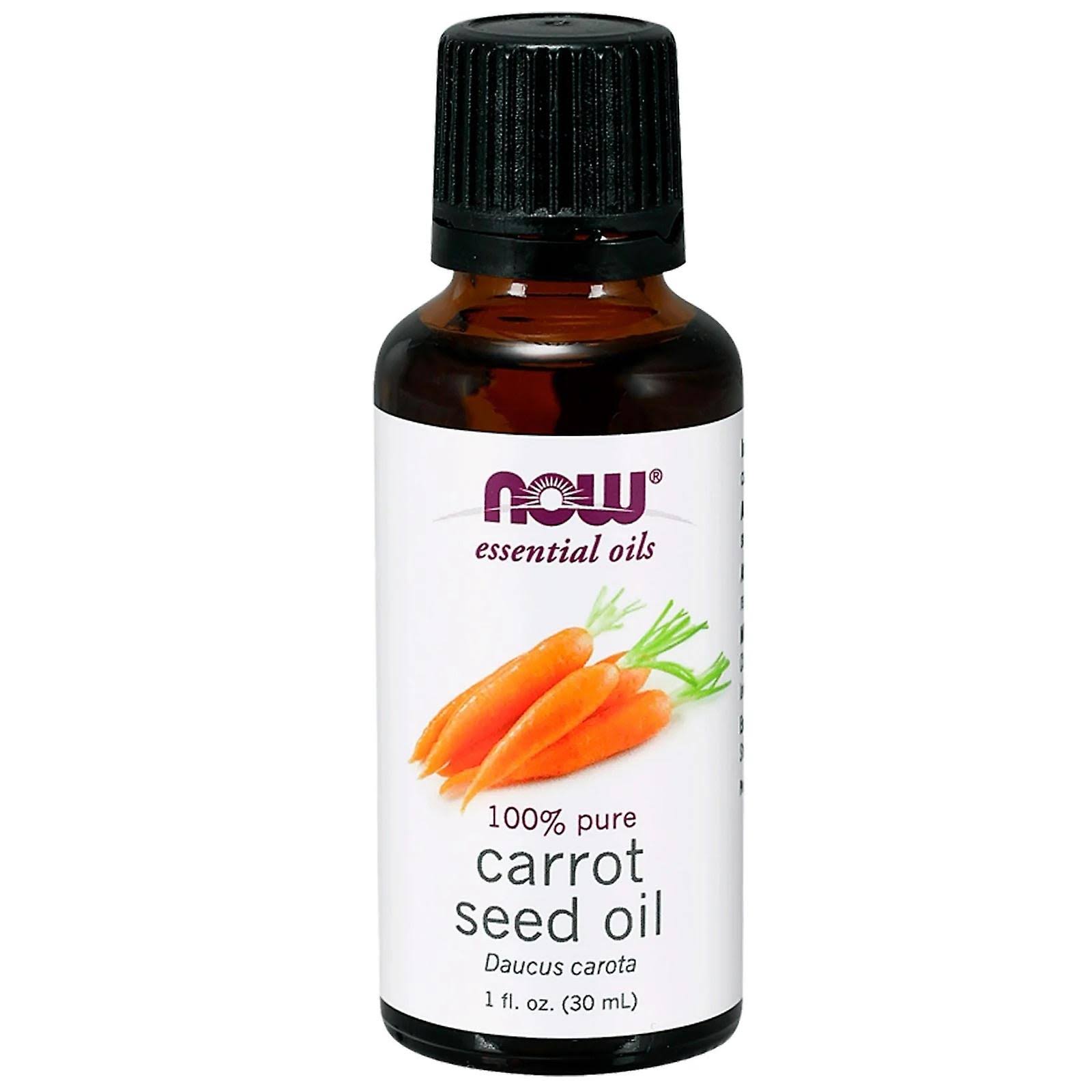 NOW FOODS ESSENTIAL OIL CARROT SEED OIL - 30 ML.