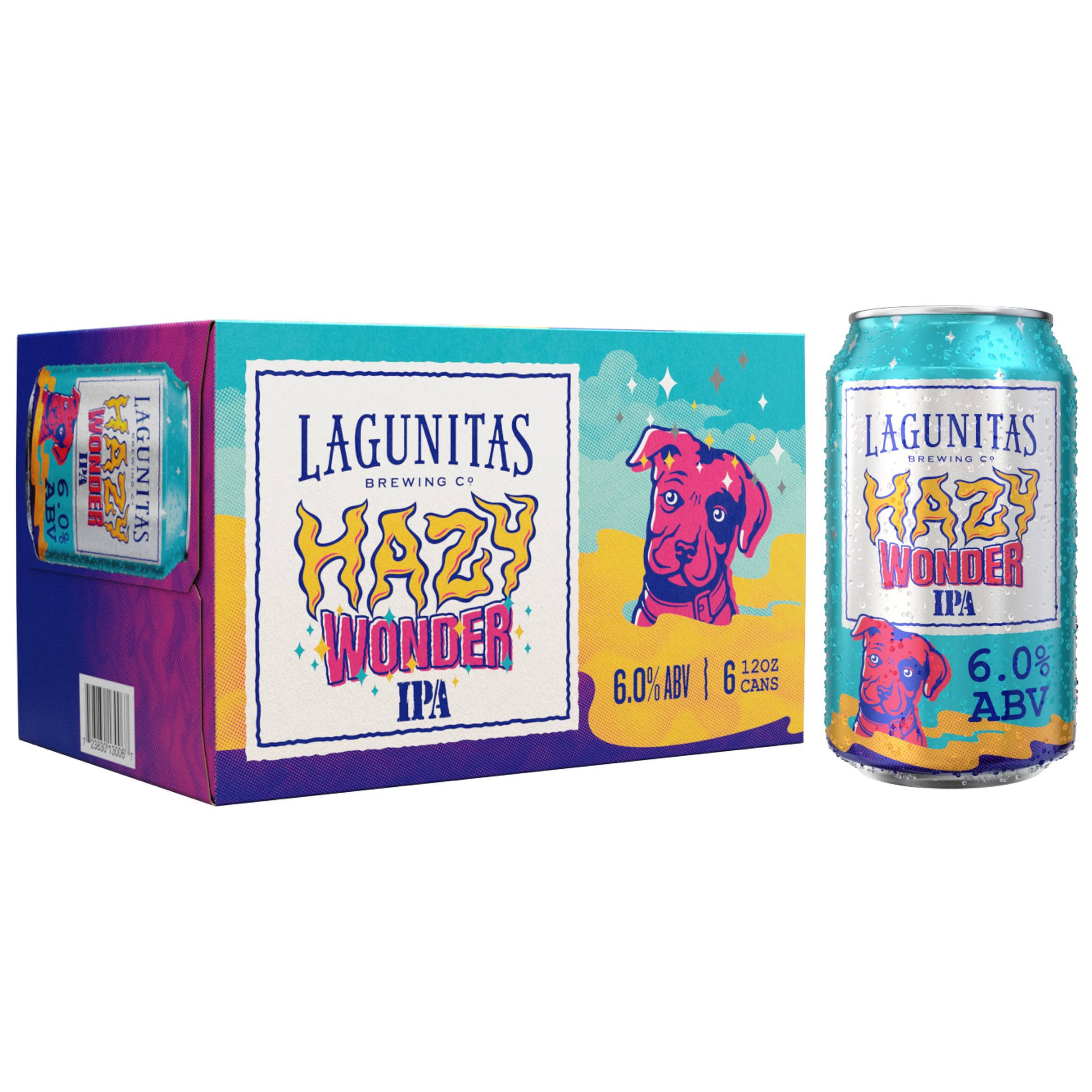 Lagunitas Beer, IPA, Hazy Wonder - 6 cans
