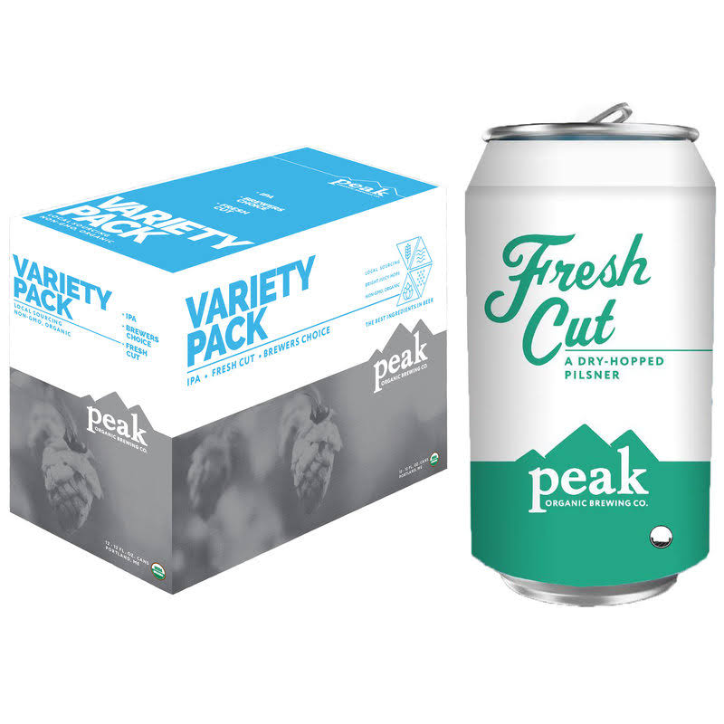 Peak Organic Beer Variety Pack - 12 pack, 12 fl oz bottles