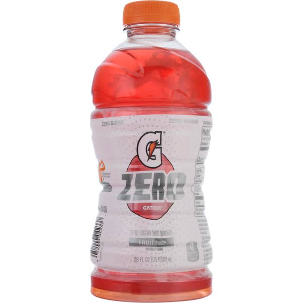 Gatorade Zero Thirst Quencher, Fruit Punch - 28 fl oz