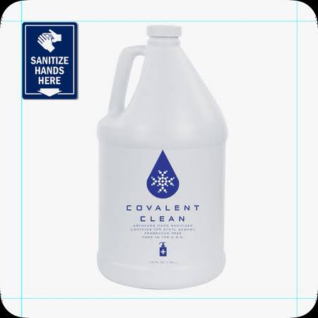 Covalent Clean Advanced Hand Sanitizer, Size: 128 fl oz