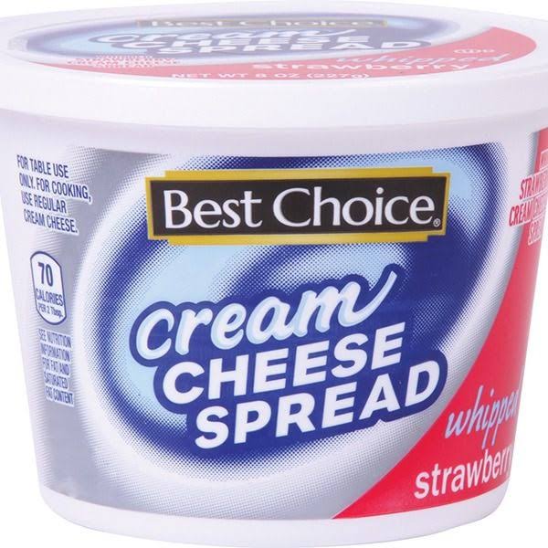 Best Choice Whipped Strawberry Cream Cheese - 8 oz