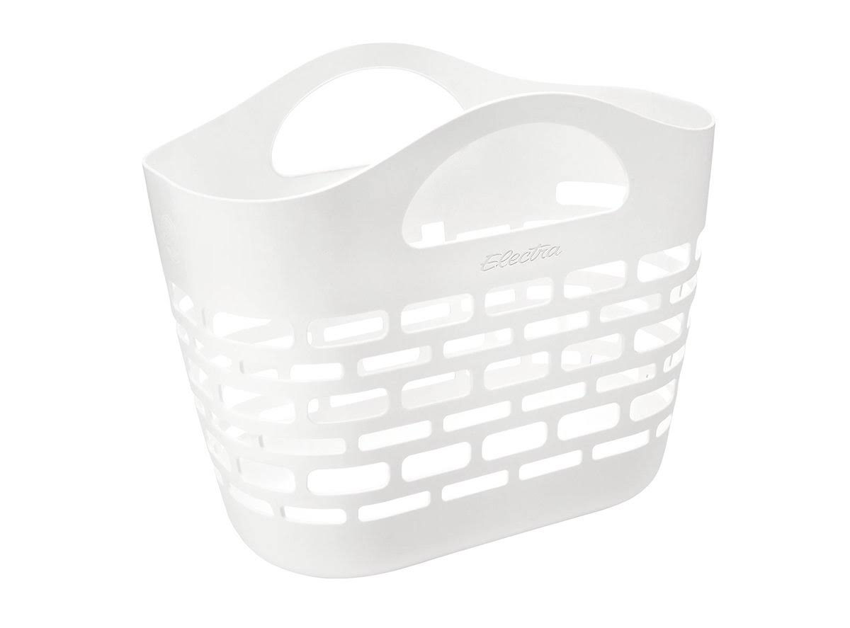 Electra Plasket Basket - White