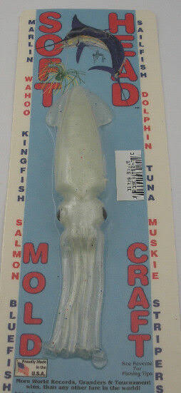 Moldcraft 5706B-02 Squirt Squid 6" Pearl White