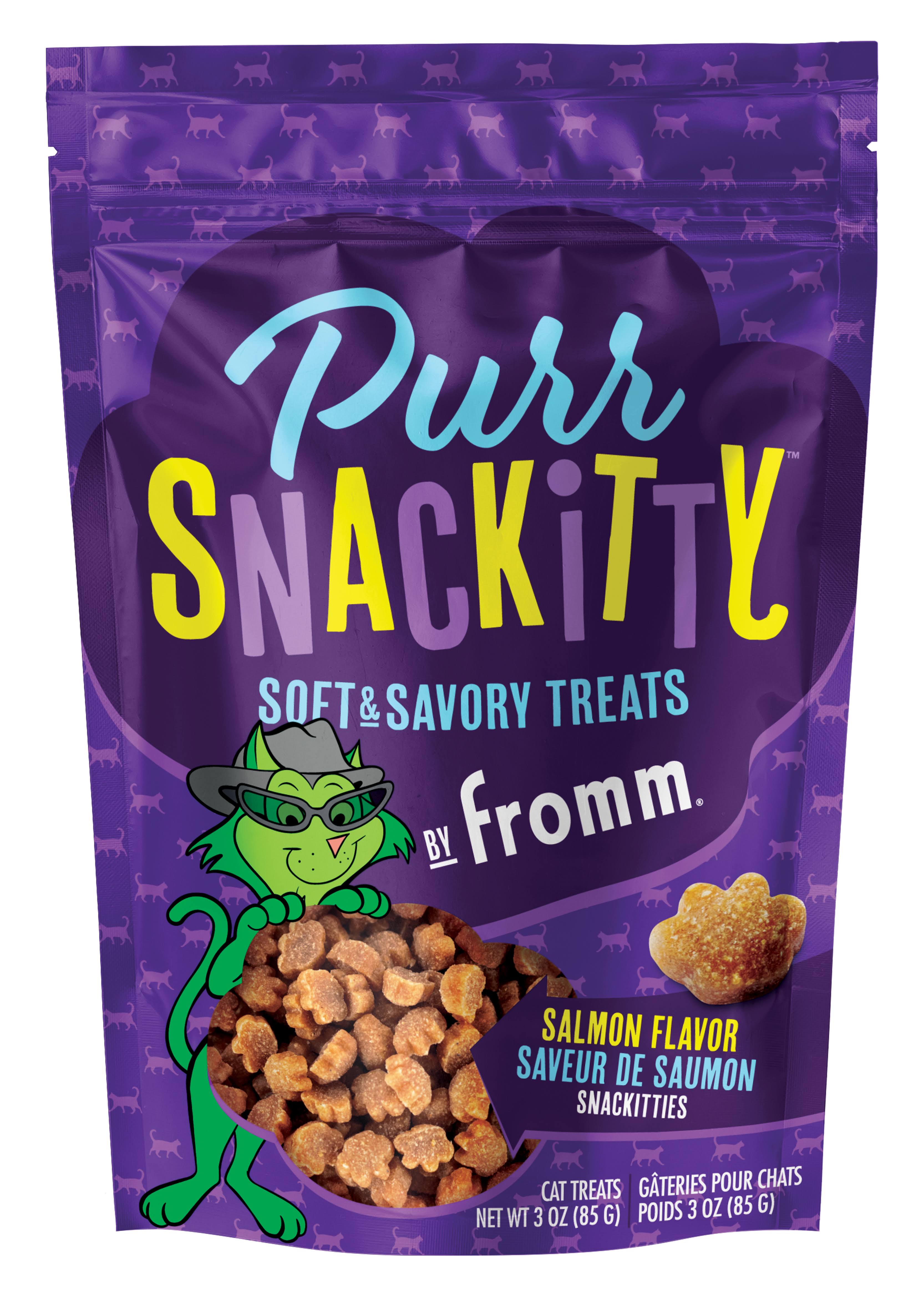 Fromm PurrSnackitty Salmon Flavor Cat Treats, 3-oz