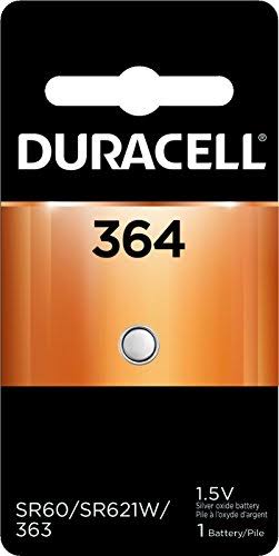 Duracell 364 Button Cell Battery - Silver Oxide, 1.55V