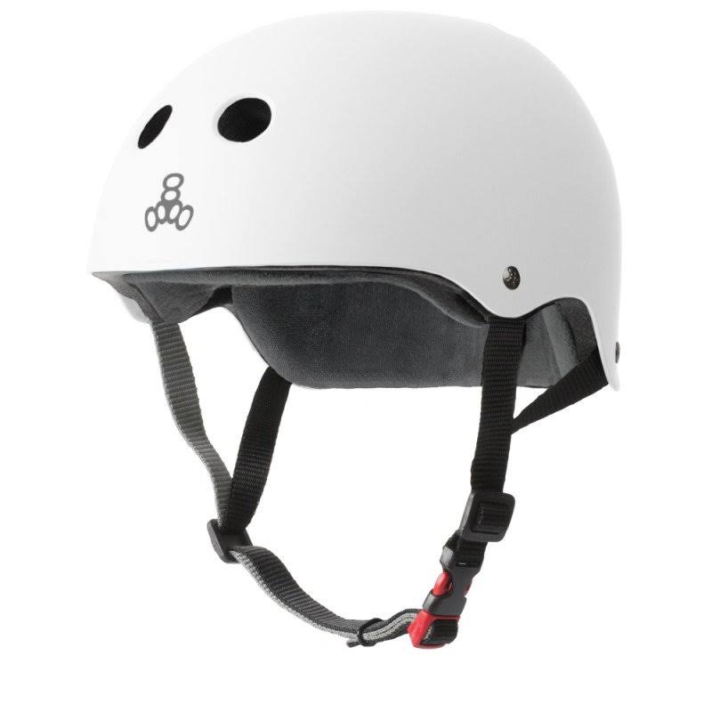 Triple Eight The Certified Sweatsaver Helmet White Rubber XL/XXL